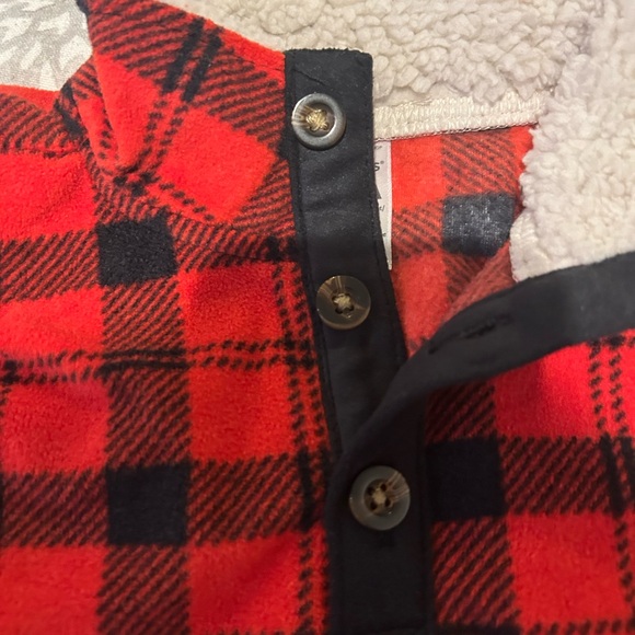 Carters quarter button up fleece 3t - Picture 3 of 6